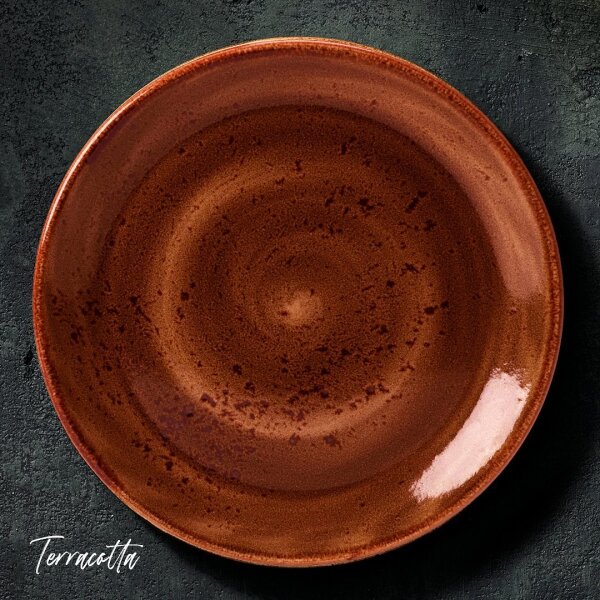 Premier Housewares Calisto Schale, Schwarz Glasierte Terrakotta, 16x16x8 Cm – Spülmaschinenfest, Zeitgemäßes Design