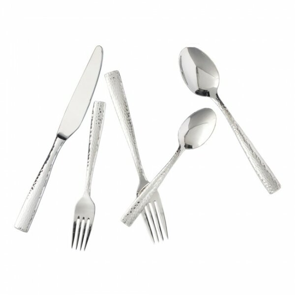 Homquen Teelöffel-Set – 12 Stück, Edelstahl, 16,8cm, Spülmaschinenfest, Silber