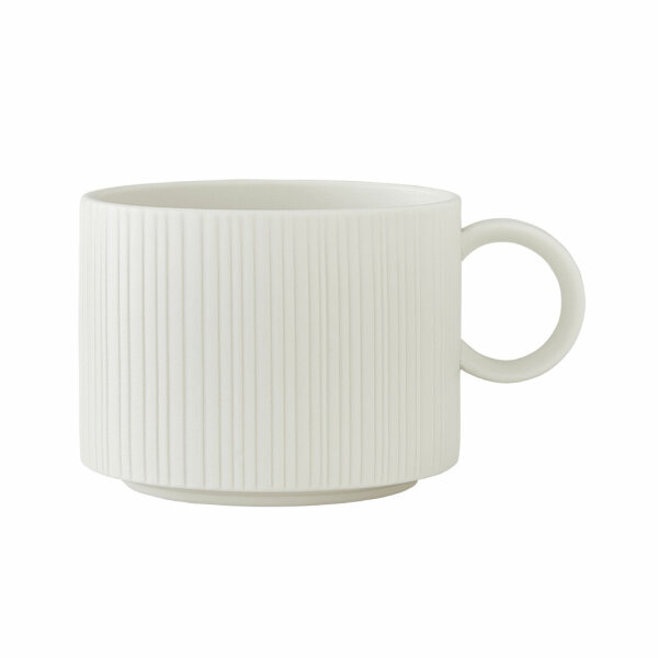 Folio Concorde Tasse 34 cl Blanc weiß matt, stapelbar