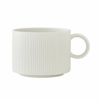 Folio Concorde Tasse 34 cl Blanc weiß matt, stapelbar