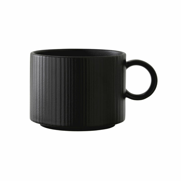 Folio Concorde Tasse 34 cl Noir schwarz matt, stapelbar