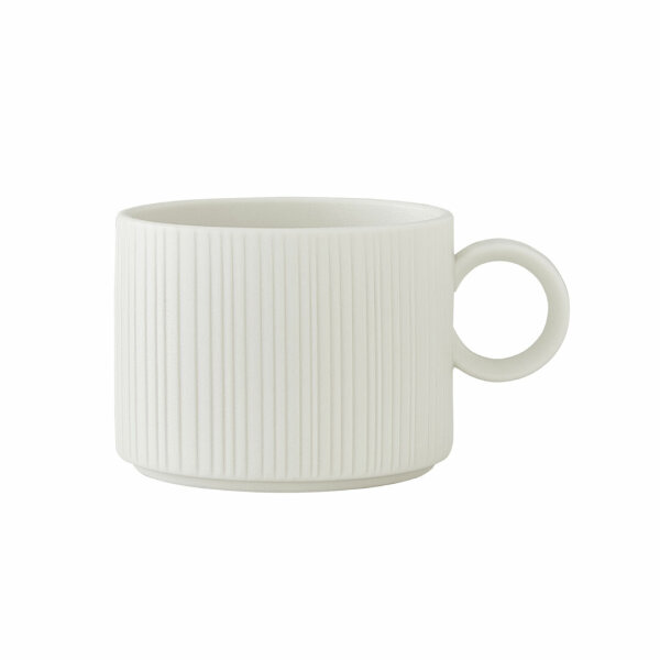 Folio Concorde Tasse 22,8 cl Blanc weiß matt, stapelbar