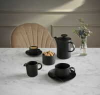 Folio Concorde Tasse 22,8 cl Noir schwarz matt, stapelbar