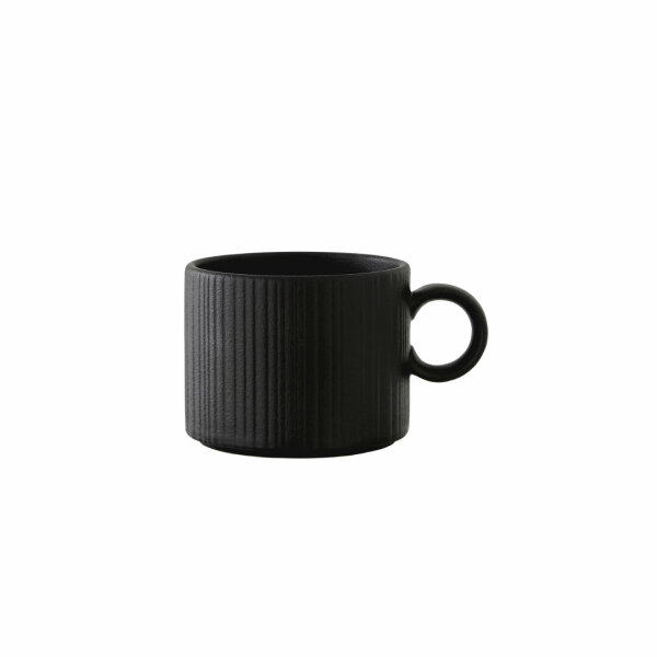 Folio Concorde  Espressotasse 8,5 cl Noir schwarz matt, stapelbar