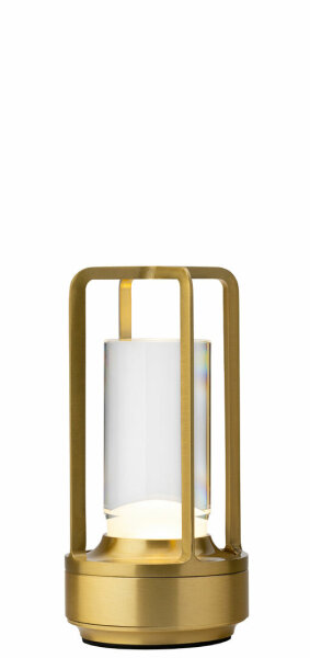 Cuba LED Cordless Lamp 17.5cm -Brushed Gold