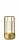 Cuba LED Cordless Lamp 17.5cm -Brushed Gold