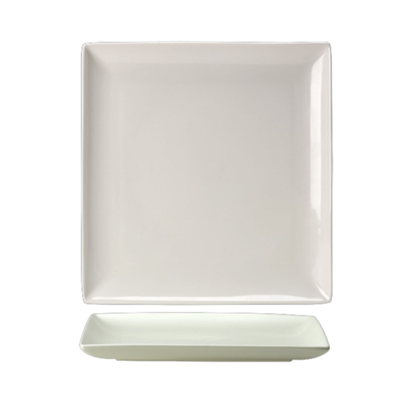 Steelite Platte Quadratisch 27 x 27 cm Taste Weiß