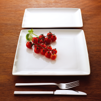 Steelite Platte Rechteckig 33 x 19,0cm Taste Weiß