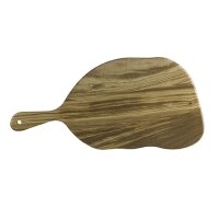 Servierbrett Paddle mit Griff 38x19,5 cm, Olivenholz