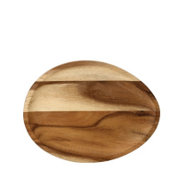 Servierplatte WOOD 30x23 cm, oval klein