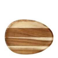 Servierplatte WOOD 36x26 cm, oval medium