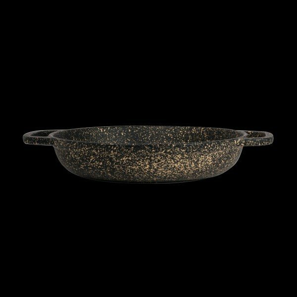 Casserole oval mit Griffen BRONZED GRANIT, 26,7x18,7x4,5 cm 85,8 cl