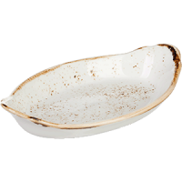 Steelite Form Oval mit Griffen 34 x 19 cm, 103 cl Craft White