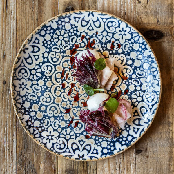 Bonna Alhambra Porcelain Pizza Plate - 32 Cm (12.6 Inch) Set Of 2, Large Serving Plates - View #6