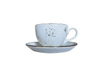 Gousto Tasse 340 ml mit 16 cm Untertasse Art Cream