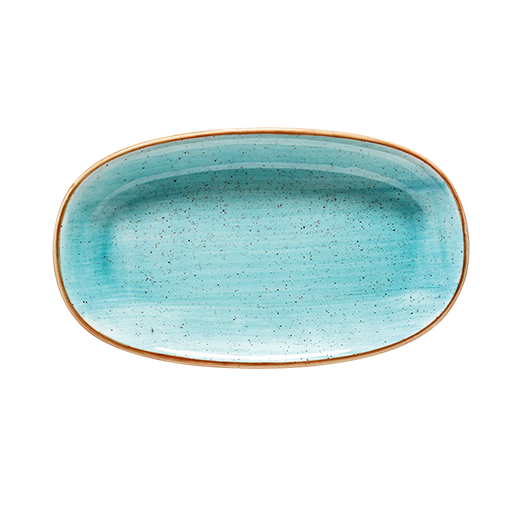 Aura Aqua Gourmet Oval plate 19x11cm