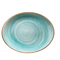 Aura Aqua Moove Platte oval 31x24cm