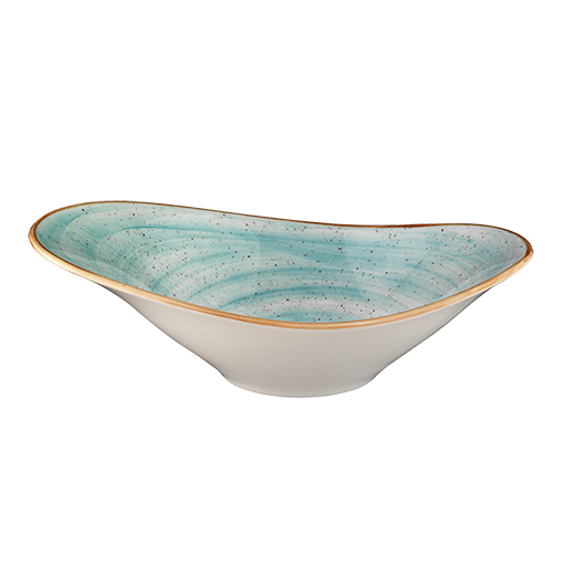 Aura Aqua Stream Bowl 27x19cm