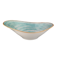 Aura Aqua Stream Bowl 27x19cm