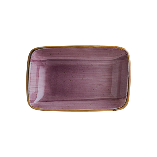 Aura Blackberry Moove rectangular dish 16x9cm