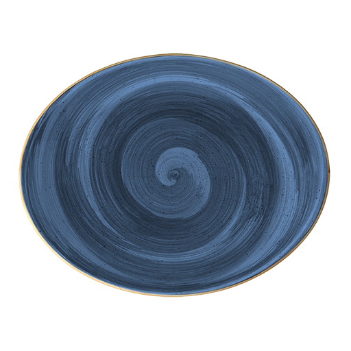 Aura Dusk Moove Oval plate 31x24cm