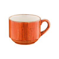 Aura Terracotta Banquet Obertasse stapelbar 21cl