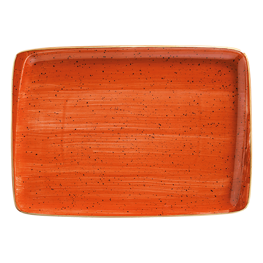 Aura Terracotta Moove Plate 23x16cm