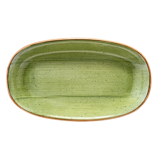 Aura Therapy Gourmet Oval plate 24x14cm