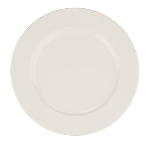 Banquet Cream Plate 25cm
