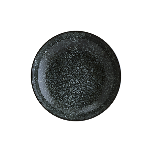 Cosmos Black Bloom Deep plate 25cm