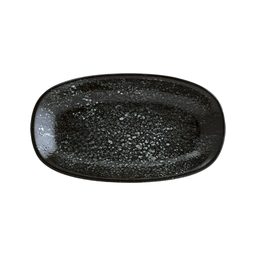 Cosmos Black Gourmet Platte oval 24x14cm