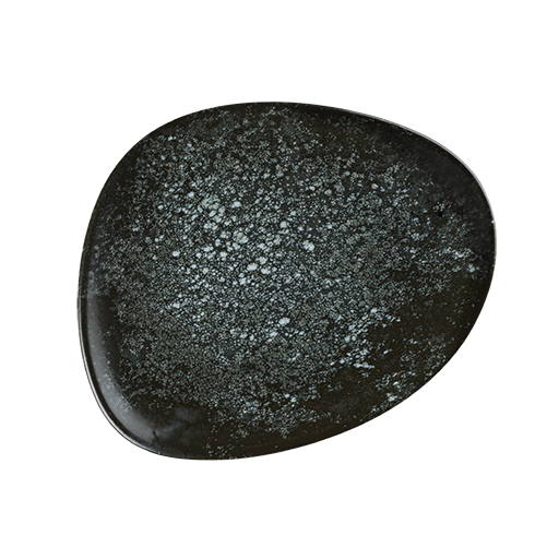 Cosmos Black Vago Plate 24cm