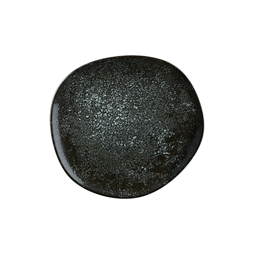 Cosmos Black Vago Plate 29cm
