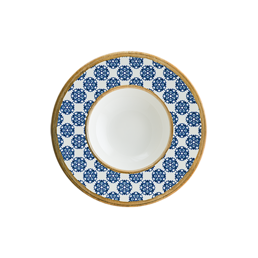 2 Piatti Di Pasta Alhambra In Porcellana - 28 Cm Per Portate Eleganti - Foto 9