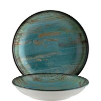 Madera Mint Bloom Deep plate 25cm