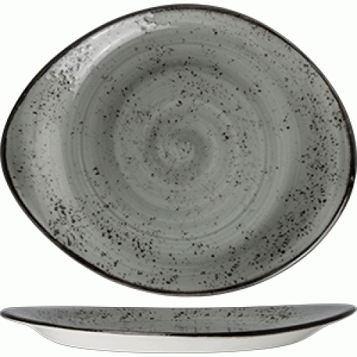 Urban Smoke Plate  25.5cm 10"