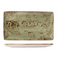 Steelite Rectangle Three 33 x 19,0cm Craft Green