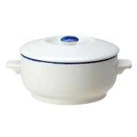 Steelite Casserolle 42,5 cl, mit Deckel Blue Dapple...