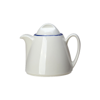 Steelite Kanne Tee/Kaffee 35 cl Blue Dapple Weiß