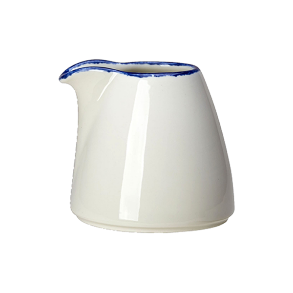Steelite Gießer 8,5 cl ohne Griff Blue Dapple Weiß