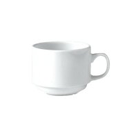 Steelite Tasse 17 cl, stapelbar Monaco Weiß