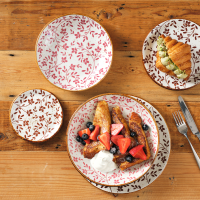 Flora Pink Coupe Plate 25.25cm (10")