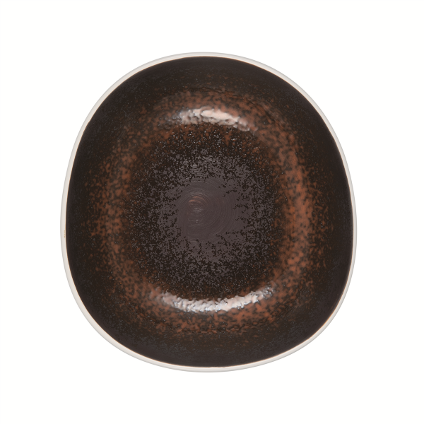 Teller tief 19x17,5 cm Estia Rostfarbig