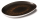 Platte oval 33x22 cm Estia Rostfarbig