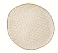 Teller flach 27x25 cm Kypseli Beige