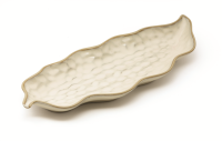 Platte Blattform 34,5x13 cm Kypseli Beige