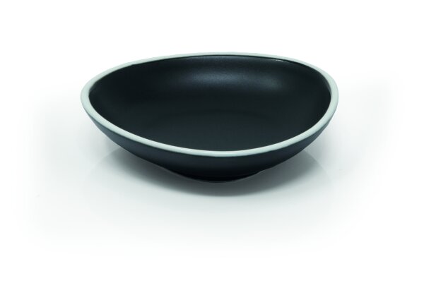 Schale Ø9 cm Persephone Schwarz Weiß