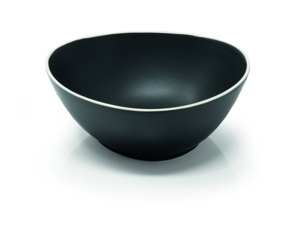 Schale Ø18 cm Persephone Schwarz Weiß