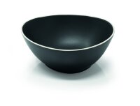 Schale Ø18 cm Persephone Schwarz Weiß