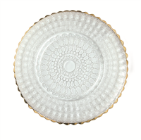 Teller flach Ø26,5 cm Helios Barock Goldrand
